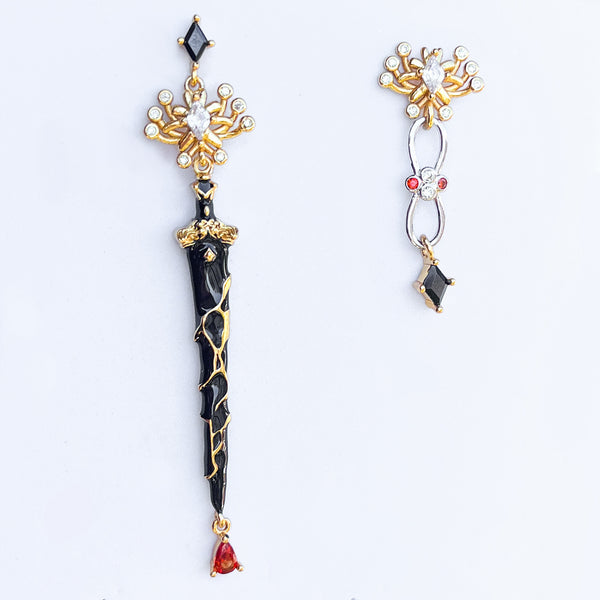 Blade earrings